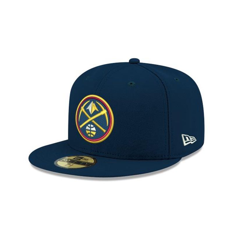 NBA Denver Nuggets 59Fifty Fitted (YCX8964) - Blue New Era Caps